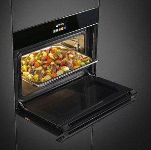Духовой шкаф комбинированный с пароваркой Смег SF4604PVCNX1 фото 4 Духовой шкаф комбинированный с пароваркой Smeg SF4604PVCNX1 фото 4