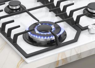 Газовая варочная панель из закаленного стекла Зигмунд Штайн M 32.6 W фото 3 Газовая варочная панель из закаленного стекла Zigmund Shtain M 32.6 W фото 3