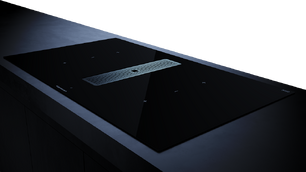 Индукционная варочная панель с вытяжкой Kuppersbusch KMI 9350.0 SR Stainless steel фото 3