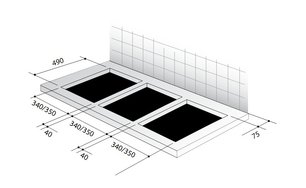 Независимая варочная панель Де Дитрих DTG 1038 X фото 3 Независимая варочная панель De Dietrich DTG 1038 X фото 3