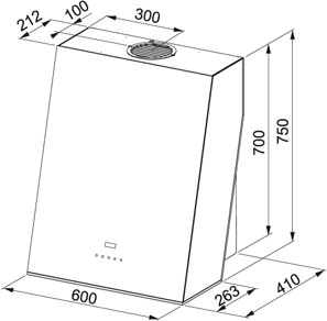 Вытяжка Франке FTE 605 BK фото 2 Вытяжка Franke FTE 605 BK фото 2