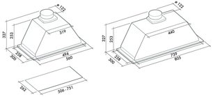 Вытяжка Falmec Gruppo Incasso 50 ix (800) ECP фото 3