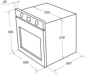 Духовой шкаф Маунфилд EOEH.7611W фото 2 Духовой шкаф Maunfeld EOEH.7611W фото 2