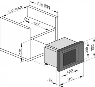 Встраиваемая микроволновая печь Кайзер EM 2510 фото 4 Встраиваемая микроволновая печь Kaiser EM 2510 фото 4