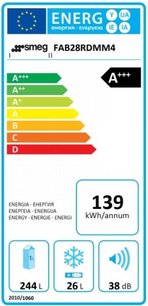 Холодильник Смег FAB10LWH2 фото 4 Холодильник Smeg FAB10LWH2 фото 4