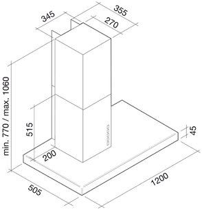 Вытяжка Falmec Lux 120 ix (800) ECP фото 4