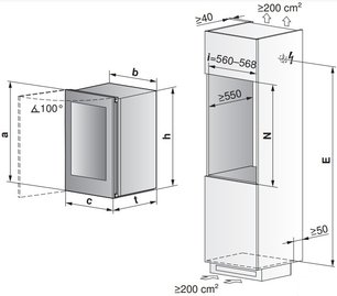 Встраиваемый винный шкаф Фауцуг WineCooler V4000 90 WC4T-51102 R черное стекло фото 4 Встраиваемый винный шкаф V-ZUG WineCooler V4000 90 WC4T-51102 R черное стекло фото 4