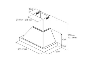 Вытяжка Бертаззони K120HERTX+KC48HERTAV фото 3 Вытяжка Bertazzoni K120HERTX+KC48HERTAV фото 3