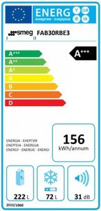 Холодильник Смег FAB10RRD2 фото 4 Холодильник Smeg FAB10RRD2 фото 4