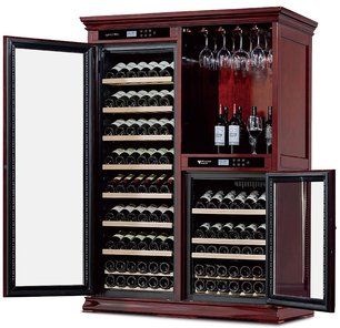 Винный шкаф Мэйвел MV154-WM2-BAR-C фото 2 Винный шкаф Meyvel MV154-WM2-BAR-C фото 2