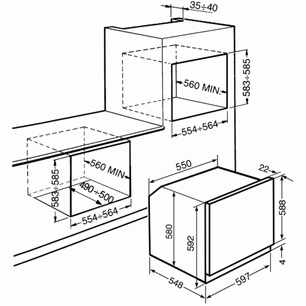 Духовой шкаф Смег SF800P фото 2 Духовой шкаф Smeg SF800P фото 2