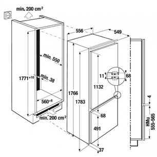 Холодильник Куперсбуш IKEF 3080-2 Z 3 фото 2 Холодильник Kuppersbusch IKEF 3080-2 Z 3 фото 2