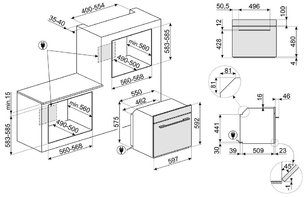 Духовой шкаф Smeg SO6102M2G фото 4