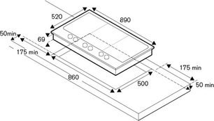Варочная панель Бертаззони PM36 5 00 X фото 4 Варочная панель Bertazzoni PM36 5 00 X фото 4