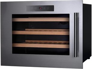 Винный шкаф Дунавокс DX-24.56BSK (B) петли слева фото 3 Винный шкаф Dunavox DX-24.56BSK (B) петли слева фото 3