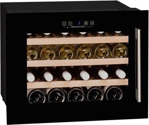 Винный шкаф Дунавокс DX-24.56BBK (B) петли слева фото Винный шкаф Dunavox DX-24.56BBK (B) петли слева фото