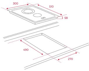 Стеклокерамическая варочная панель Teka TZC 32320 TTC BLACK фото 2