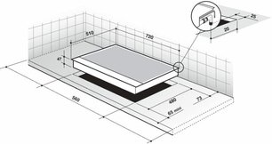 Независимая варочная панель Де Дитрих DTE1172X фото 2 Независимая варочная панель De Dietrich DTE1172X фото 2