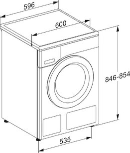 Стирально-сушильная машина Miele WTD160WCS на иностранном языке фото 4