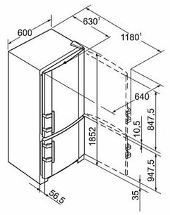 Холодильник Либхер SBNes 3210 Premium NoFrost фото 3 Холодильник Liebherr SBNes 3210 Premium NoFrost фото 3