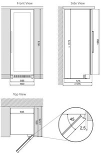 Винный шкаф Dunavox DX-123.338DB фото 4