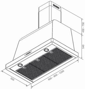Вытяжка Лофра DOLCEVITA 90 AV фото 3 Вытяжка Lofra DOLCEVITA 90 AV фото 3
