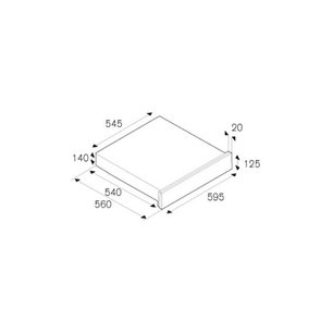 Встраиваемый ящик для подогрева Бертаззони WD60ND фото 4 Встраиваемый ящик для подогрева Bertazzoni WD60ND фото 4