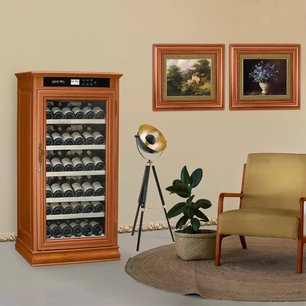 Винный шкаф Мэйвел MV69-WA1-C (Almond) фото 2 Винный шкаф Meyvel MV69-WA1-C (Almond) фото 2