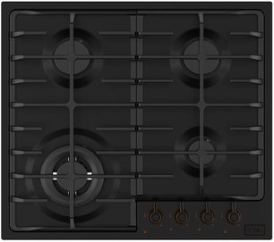 Газовая варочная панель Кертинг HG 674 CTCN фото Газовая варочная панель Korting HG 674 CTCN фото