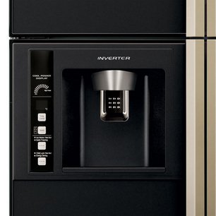 Холодильник Хитачи R-W722FPU1X GBK черное стекло фото 3 Холодильник Hitachi R-W722FPU1X GBK черное стекло фото 3
