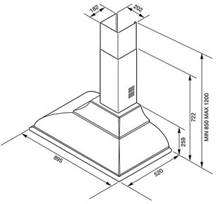 Вытяжка Смег KC19A-2 фото 4 Вытяжка Smeg KC19A-2 фото 4