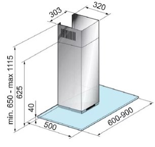 Вытяжка Кертинг KHC 6971 X фото 3 Вытяжка Korting KHC 6971 X фото 3