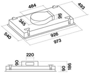 Встраиваемая вытяжка FALMEC STELLA PLUS IS. 90 BLACK фото 3 Встраиваемая вытяжка FALMEC STELLA PLUS IS. 90 BLACK фото 3