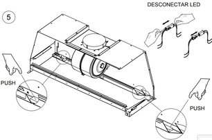 Встраиваемая вытяжка Пандо PRO/52 INOX V.1050 SEC PLUS фото 3 Встраиваемая вытяжка Pando PRO/52 INOX V.1050 SEC PLUS фото 3
