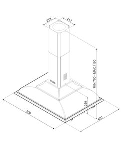 Вытяжка Смег KCI19AOE фото 4 Вытяжка Smeg KCI19AOE фото 4