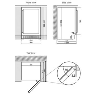 Винный шкаф Дунавокс DAUF-38.100DOP.TO фото 4 Винный шкаф Dunavox DAUF-38.100DOP.TO фото 4