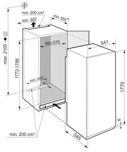 Встраиваемый холодильник Liebherr IRBSe 5121 Plus фото 3