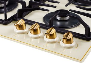 Газовая варочная поверхность Куперсберг FQ663 C Gold фото 2 Газовая варочная поверхность Kuppersberg FQ663 C Gold фото 2