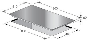 Варочная панель Фулгор Милано FSH 905 ID TS WH фото 4 Варочная панель Fulgor Milano FSH 905 ID TS WH фото 4