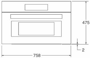 Встраиваемая микроволновая печь Бертаззони F30PROMWLXT фото 2 Встраиваемая микроволновая печь Bertazzoni F30PROMWLXT фото 2