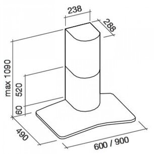 Вытяжка Фалмек SATURNO 60 IX (450) фото 4 Вытяжка Falmec SATURNO 60 IX (450) фото 4