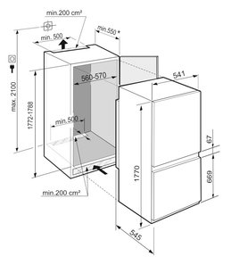 Встраиваемый холодильник Либхер ICSe 5103 Pure фото 4 Встраиваемый холодильник Liebherr ICSe 5103 Pure фото 4