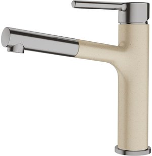 Смеситель Franke Centro с выдвижным шлангом оптика стали/сахара Смеситель Franke Centro с выдвижным шлангом оптика стали/сахара