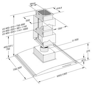 Вытяжка Гаггенау AH 400-131 фото 3 Вытяжка Gaggenau AH 400-131 фото 3