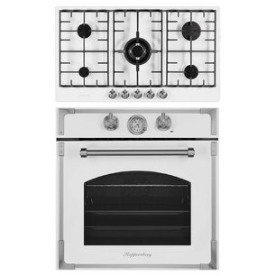 Kuppersberg (варочная панель FV9TGRZ W Silver + духовой шкаф RC 6911 W Silver) фото