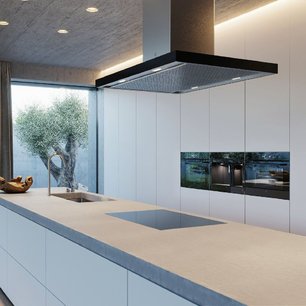 Островная вытяжка Фауцуг AiroClearIsland V6000 AI6T12QTLG фото 2 Островная вытяжка V-ZUG AiroClearIsland V6000 AI6T12QTLG фото 2