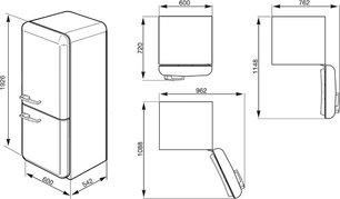 Холодильник Смег FAB30LAZ1 фото 2 Холодильник Smeg FAB30LAZ1 фото 2