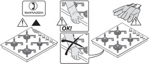 Газовая варочная панель Barazza 1PUN64 фото 3
