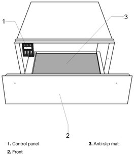 Встраиваемый подогреватель посуды Kuppersbusch CSW 6800.0 S фото 4
