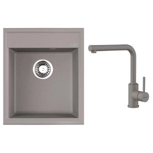 Omoikiri (мойка Daisen 42-GR + смеситель NAKAGAWA GR-P) фото